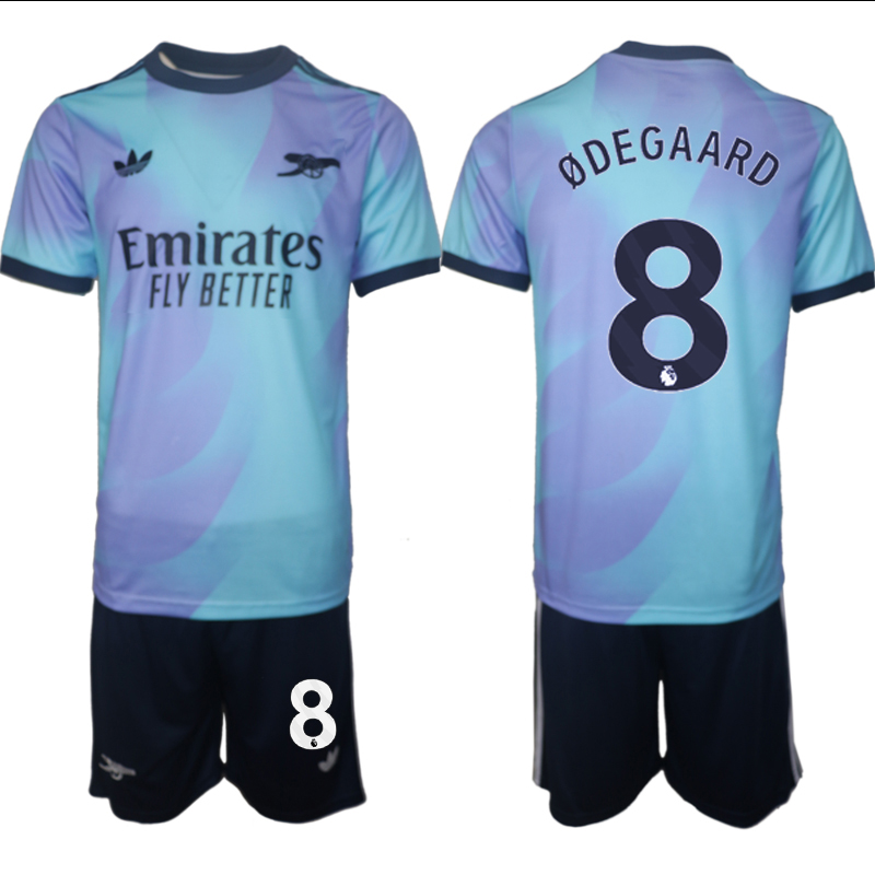 Men 2024-2025 Club Arsenal away Purple blue 8 Soccer Jersey